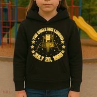 The Eagle Has Landed July 20 1969 Kids Hoodie thumb 3