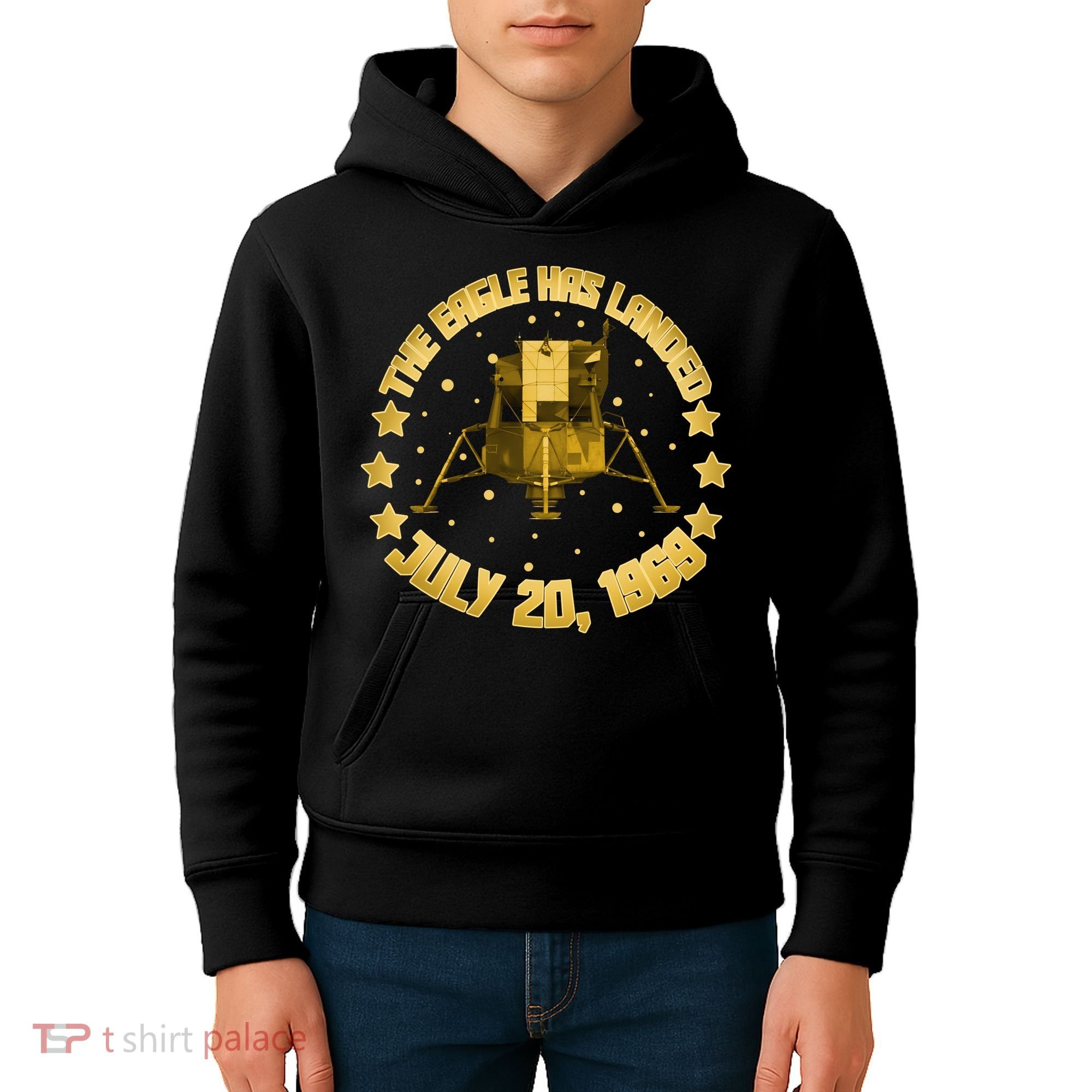 The Eagle Has Landed July 20 1969 Kids Hoodie