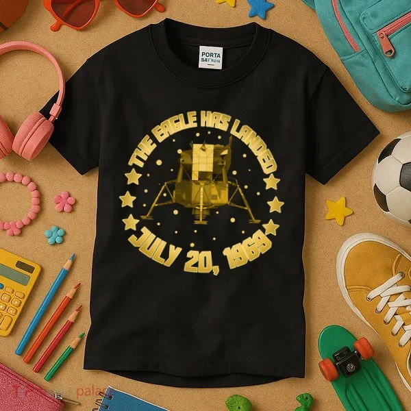 The Eagle Has Landed July 20 1969 Kids T-Shirt