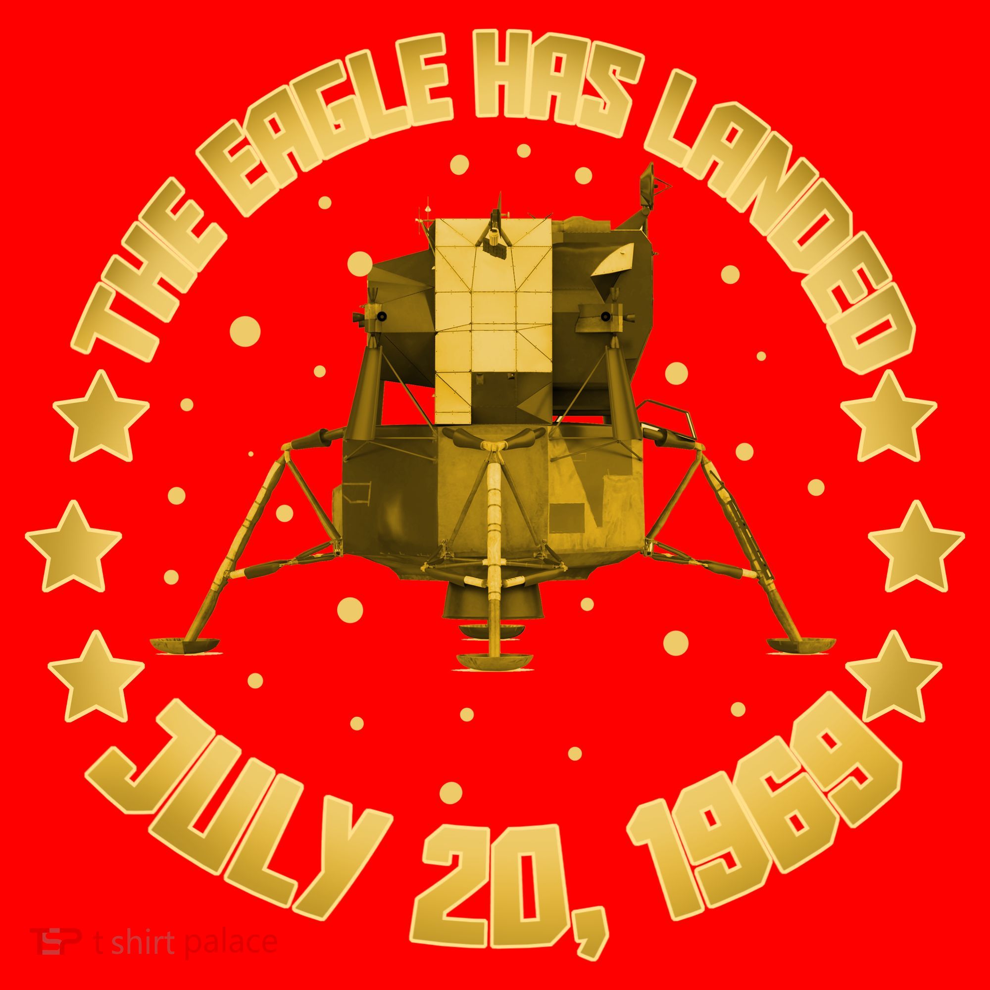 The Eagle Has Landed July 20 1969 Santa Hat