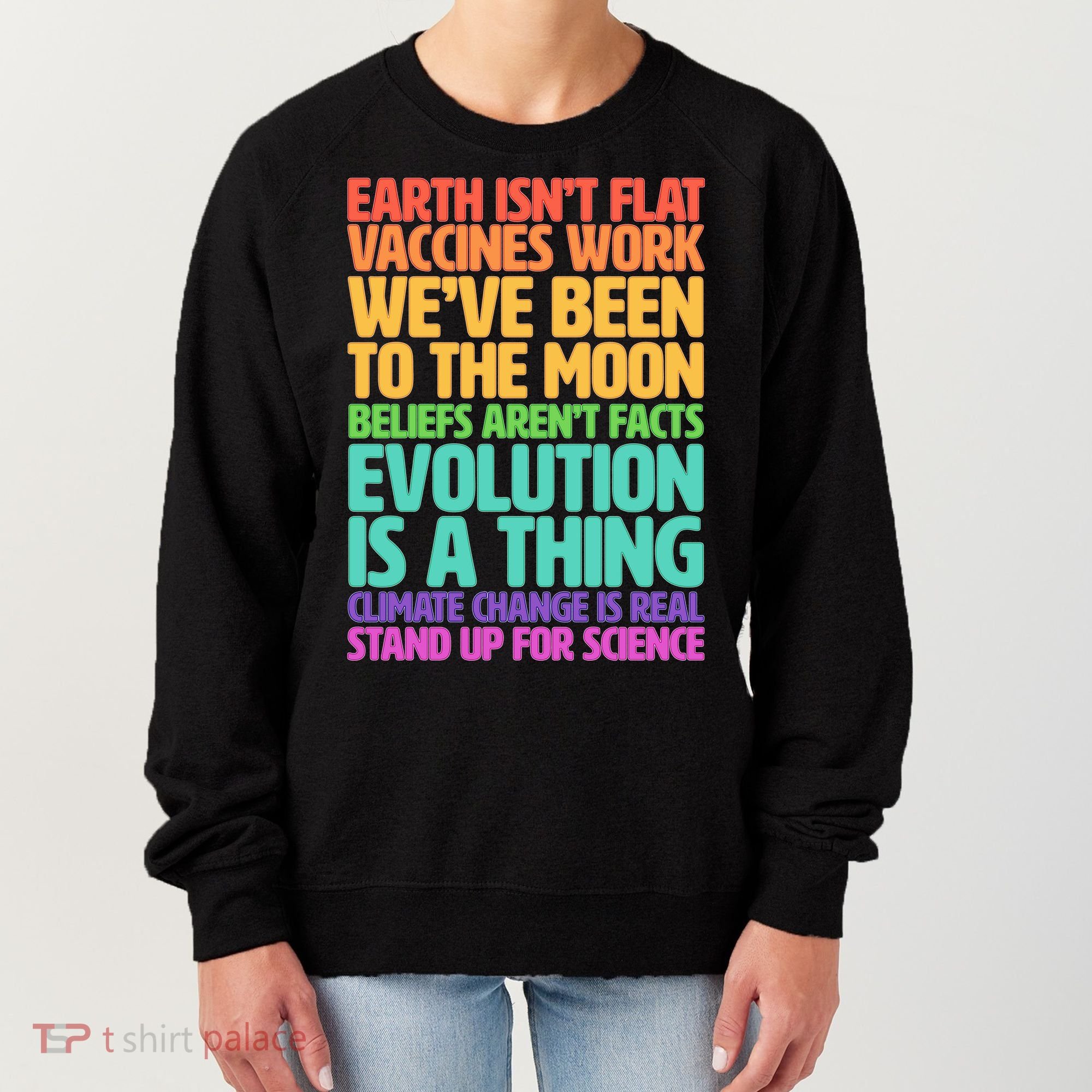 The Earth Isn't Flat Stand Up For Science Women's Sweatshirt