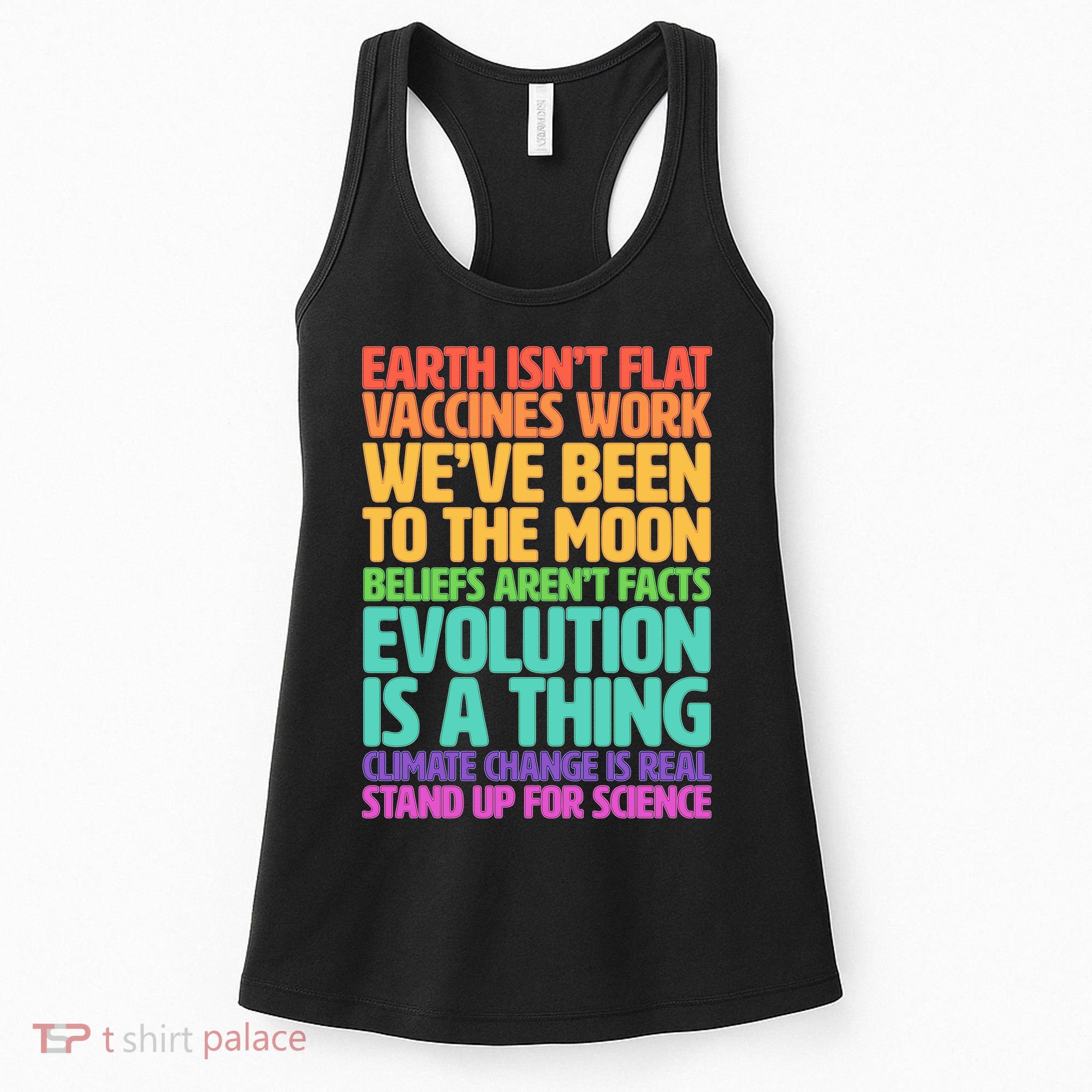 The Earth Isn't Flat Stand Up For Science Women's Tank Top