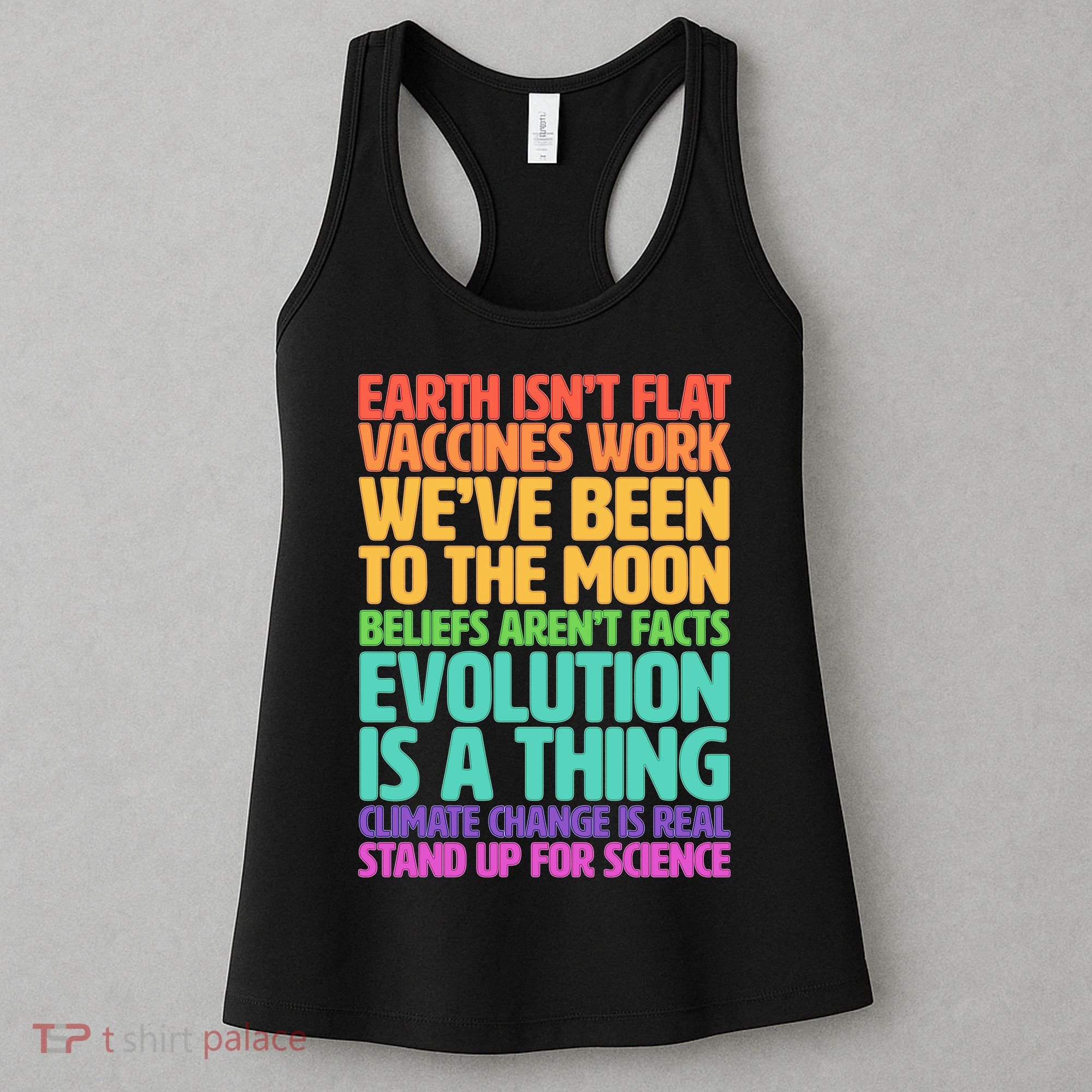 The Earth Isn't Flat Stand Up For Science Women's Tank Top