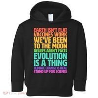 The Earth Isn't Flat Stand Up For Science Toddler Hoodie thumb 0