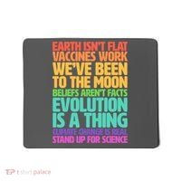 The Earth Isn't Flat Stand Up For Science Mousepad thumb 0