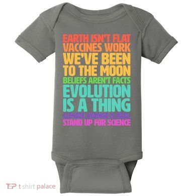 The Earth Isn't Flat Stand Up For Science Baby Bodysuit