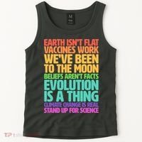 The Earth Isn't Flat Stand Up For Science Tank Top thumb 2