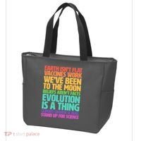 The Earth Isn't Flat Stand Up For Science Tote Bag thumb 3