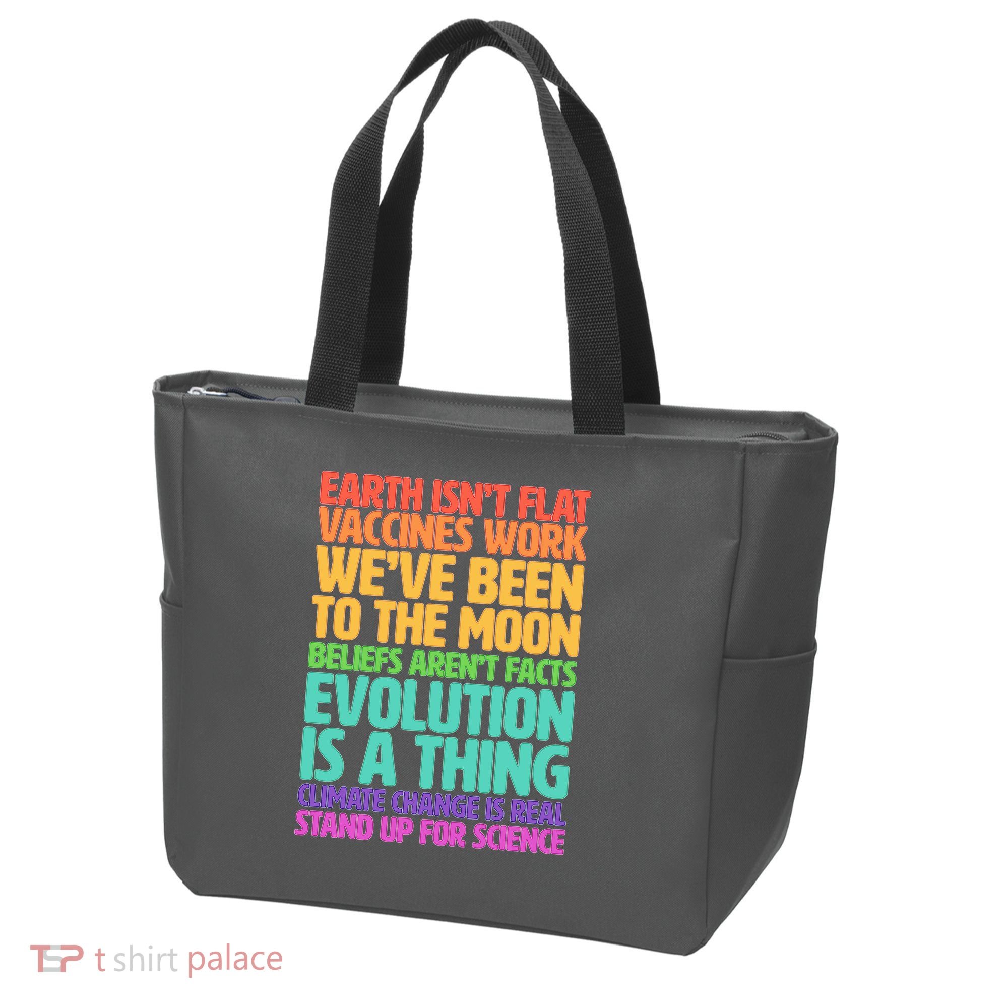 The Earth Isn't Flat Stand Up For Science Tote Bag