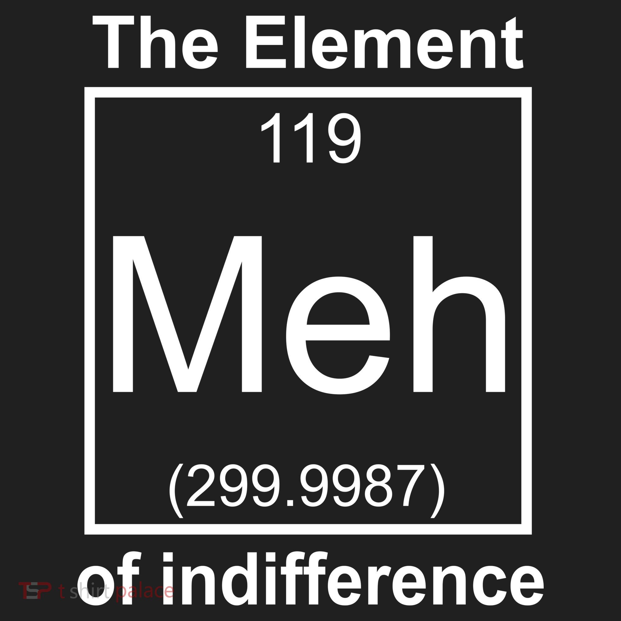The Element Meh Of Indifference Beanie