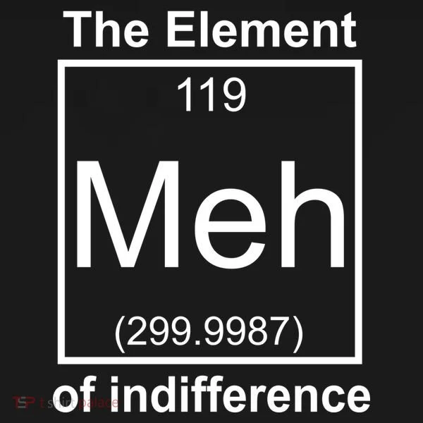 The Element Meh Of Indifference Women's Hoodie