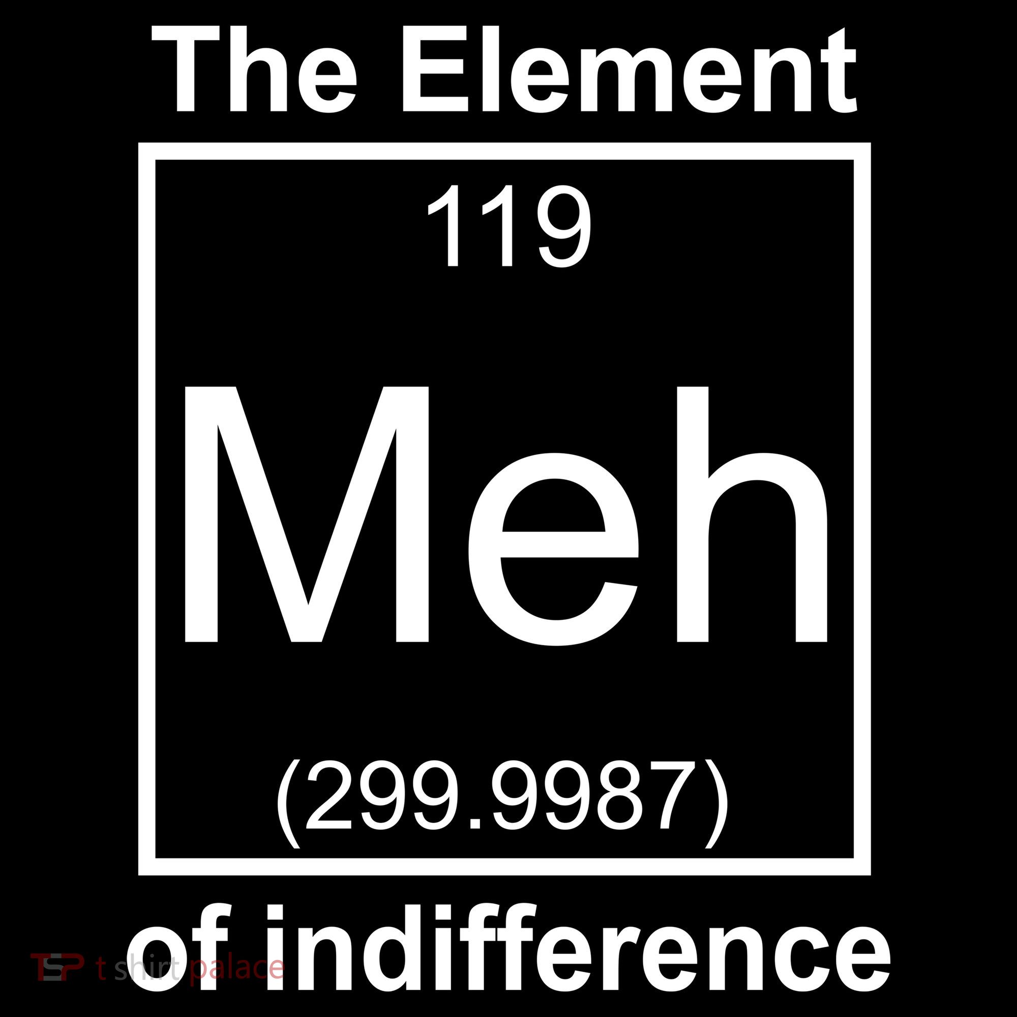 The Element Meh Of Indifference Ornament