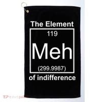 The Element Meh Of Indifference Golf Towel thumb 0