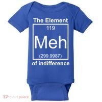 The Element Meh Of Indifference Baby Bodysuit thumb 0