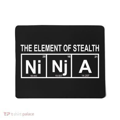 The Element of Stealth Ninja Mousepad