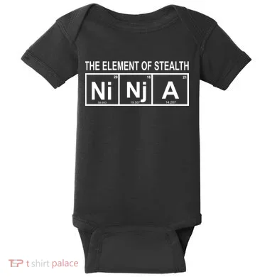 The Element of Stealth Ninja Baby Bodysuit