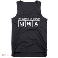 The Element of Stealth Ninja Tank Top thumb 0