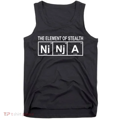 The Element of Stealth Ninja Tank Top