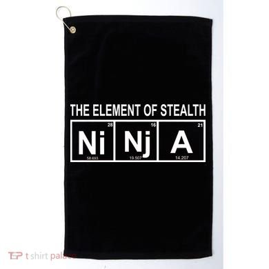 The Element of Stealth Ninja Golf Towel