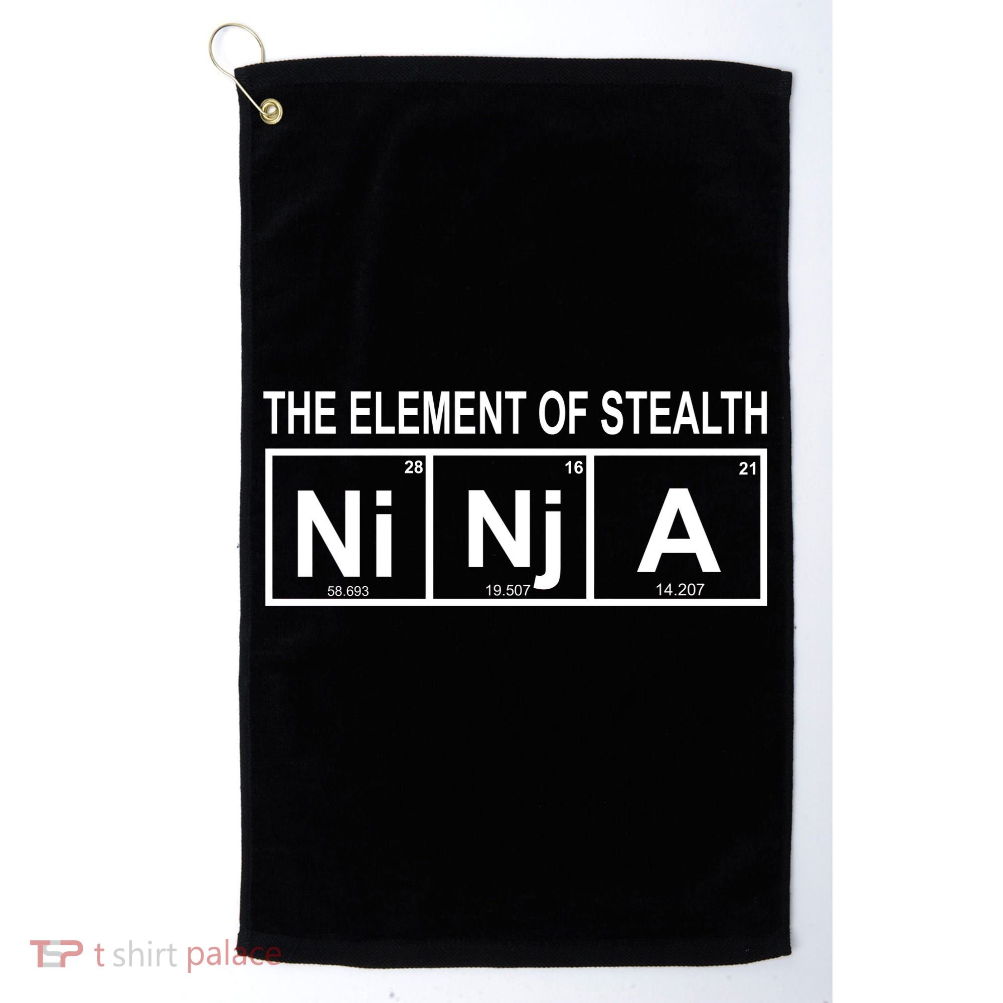 The Element of Stealth Ninja Golf Towel
