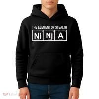 The Element of Stealth Ninja Kids Hoodie thumb 4