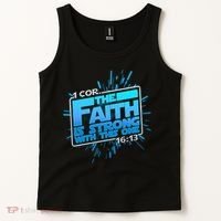 The Faith Is Strong With This One 1 Cor. 16:13 Tank Top thumb 2