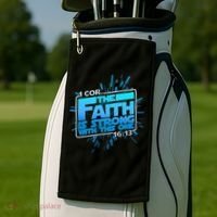 The Faith Is Strong With This One 1 Cor. 16:13 Golf Towel thumb 2