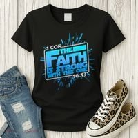 The Faith Is Strong With This One 1 Cor. 16:13 Women's T-Shirt thumb 3