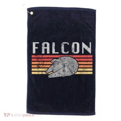 The Falcon Retro Vintage Golf Towel