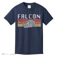 The Falcon Retro Vintage Kids T-Shirt thumb 0