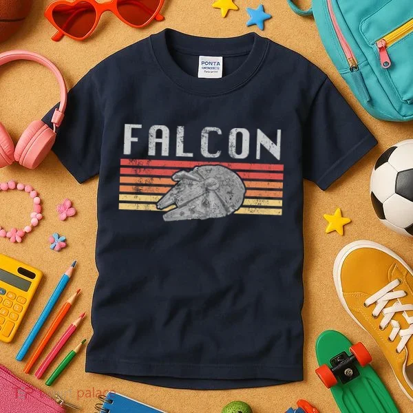 The Falcon Retro Vintage Kids T-Shirt