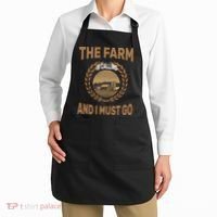 The Farm Is Calling And I Must Go Apron thumb 2