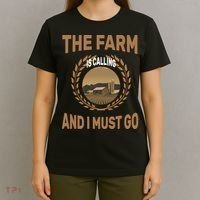 The Farm Is Calling And I Must Go T-Shirt thumb 4