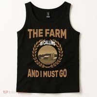 The Farm Is Calling And I Must Go Tank Top thumb 2