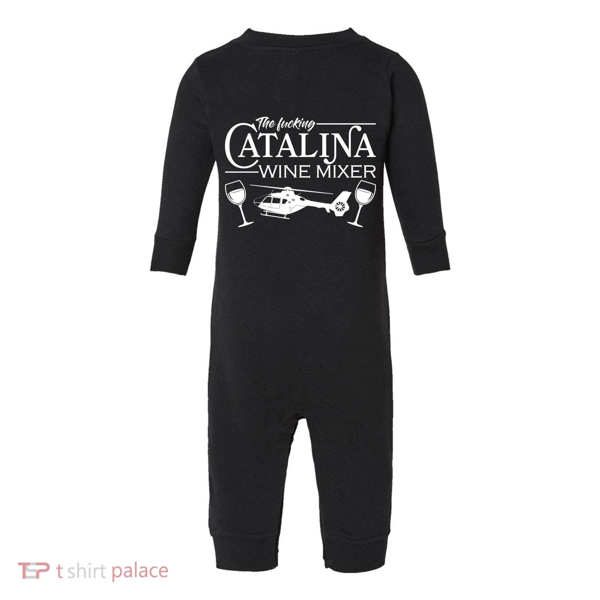 The F***ing Catalina Wine Mixer Infant Fleece One Piece