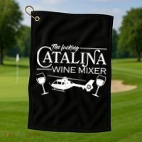 The F***ing Catalina Wine Mixer Golf Towel thumb 1