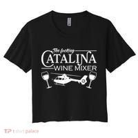 The F***ing Catalina Wine Mixer Women's Crop Top Tee thumb 0