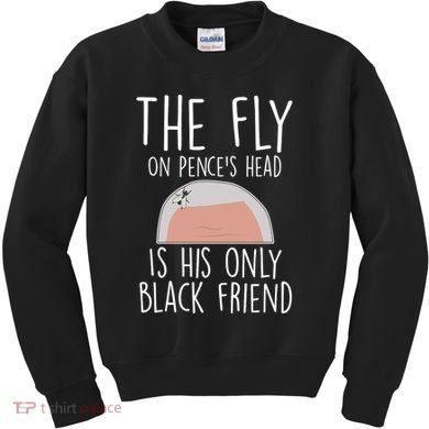 The Fly On Pence's Head Is His Only Black Friend Kids Sweatshirt