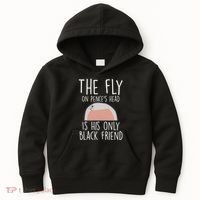 The Fly On Pence's Head Is His Only Black Friend Kids Hoodie thumb 0