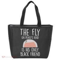 The Fly On Pence's Head Is His Only Black Friend Tote Bag thumb 0