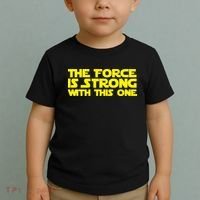 The Force Is Strong With This One Toddler T-Shirt thumb 2