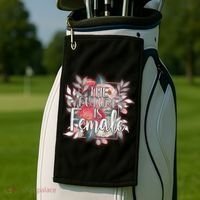 The Future Is Female Golf Towel thumb 2