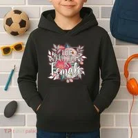 The Future Is Female Kids Hoodie thumb 2
