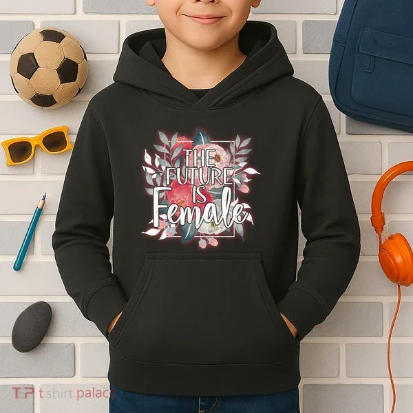 The Future Is Female Kids Hoodie