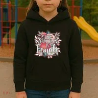 The Future Is Female Kids Hoodie thumb 3