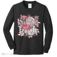 The Future Is Female Kids Long Sleeve Shirt thumb 0