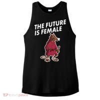 The Future Is Female Funny Splinter Meme Ladies PosiCharge Tri-Blend Wicking Tank thumb 0