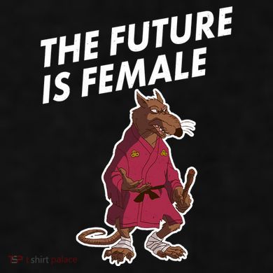 The Future Is Female Funny Splinter Meme Ladies PosiCharge Tri-Blend Wicking Tank