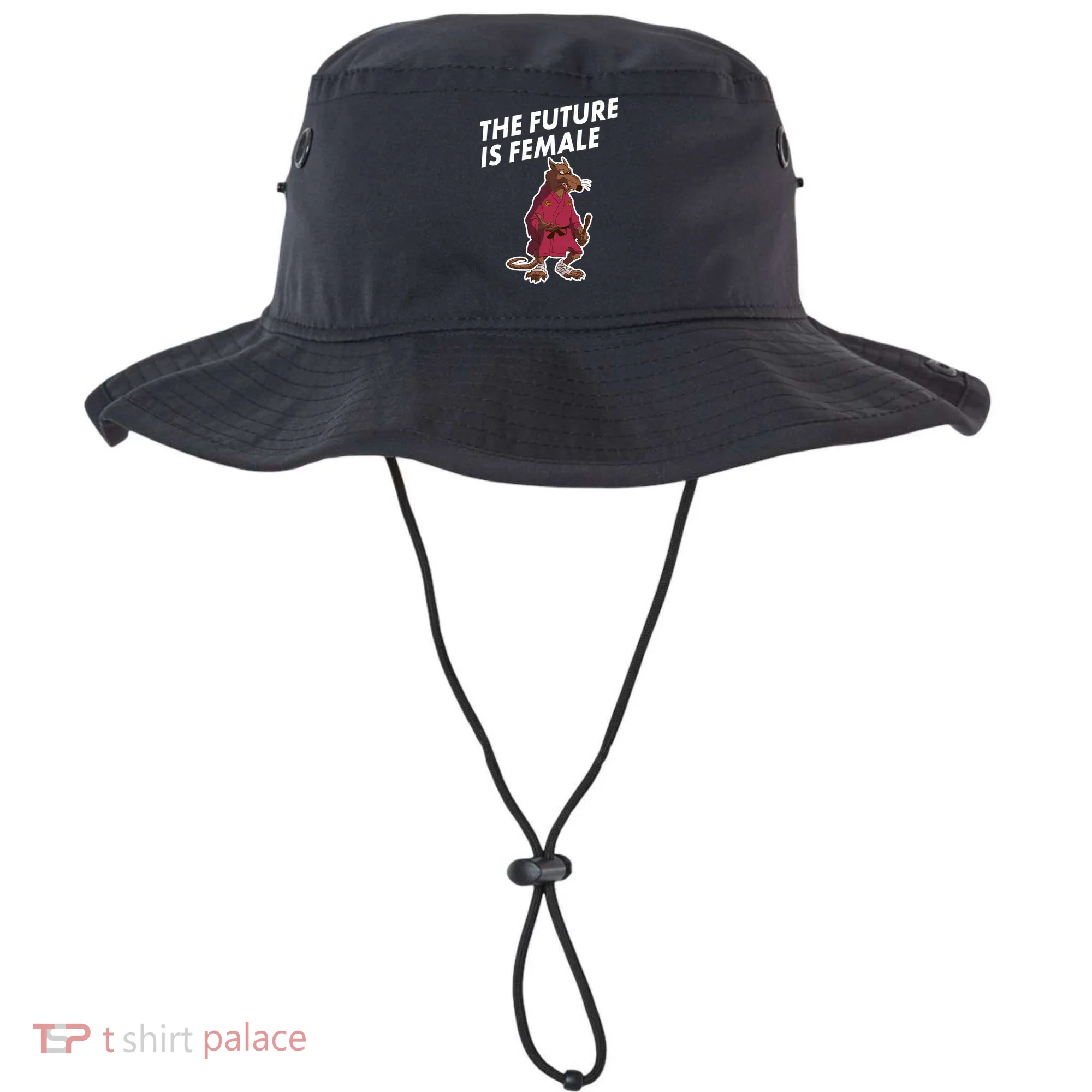 The Future Is Female Funny Splinter Meme Bucket Hat