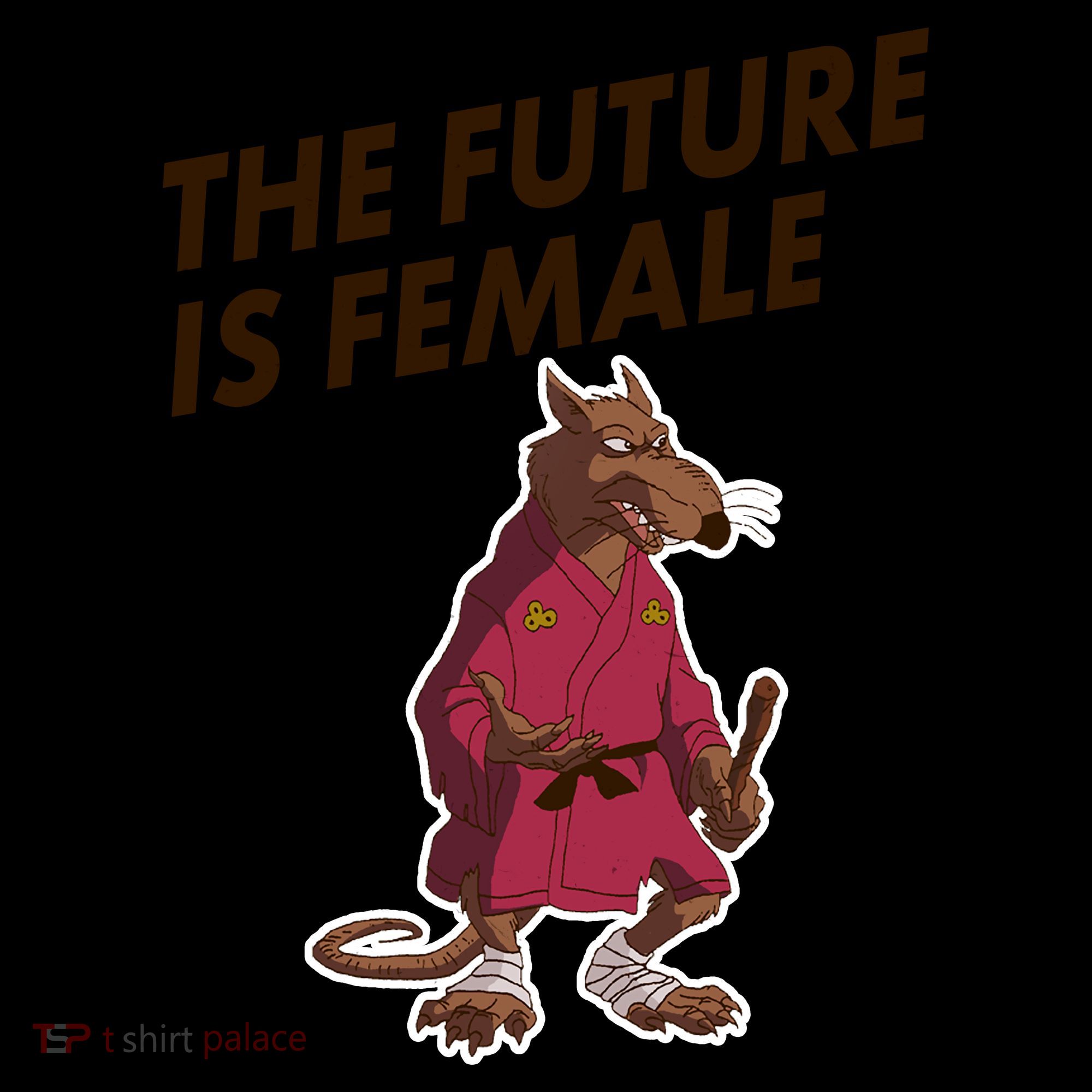 The Future Is Female Funny Splinter Meme Coffee Mug